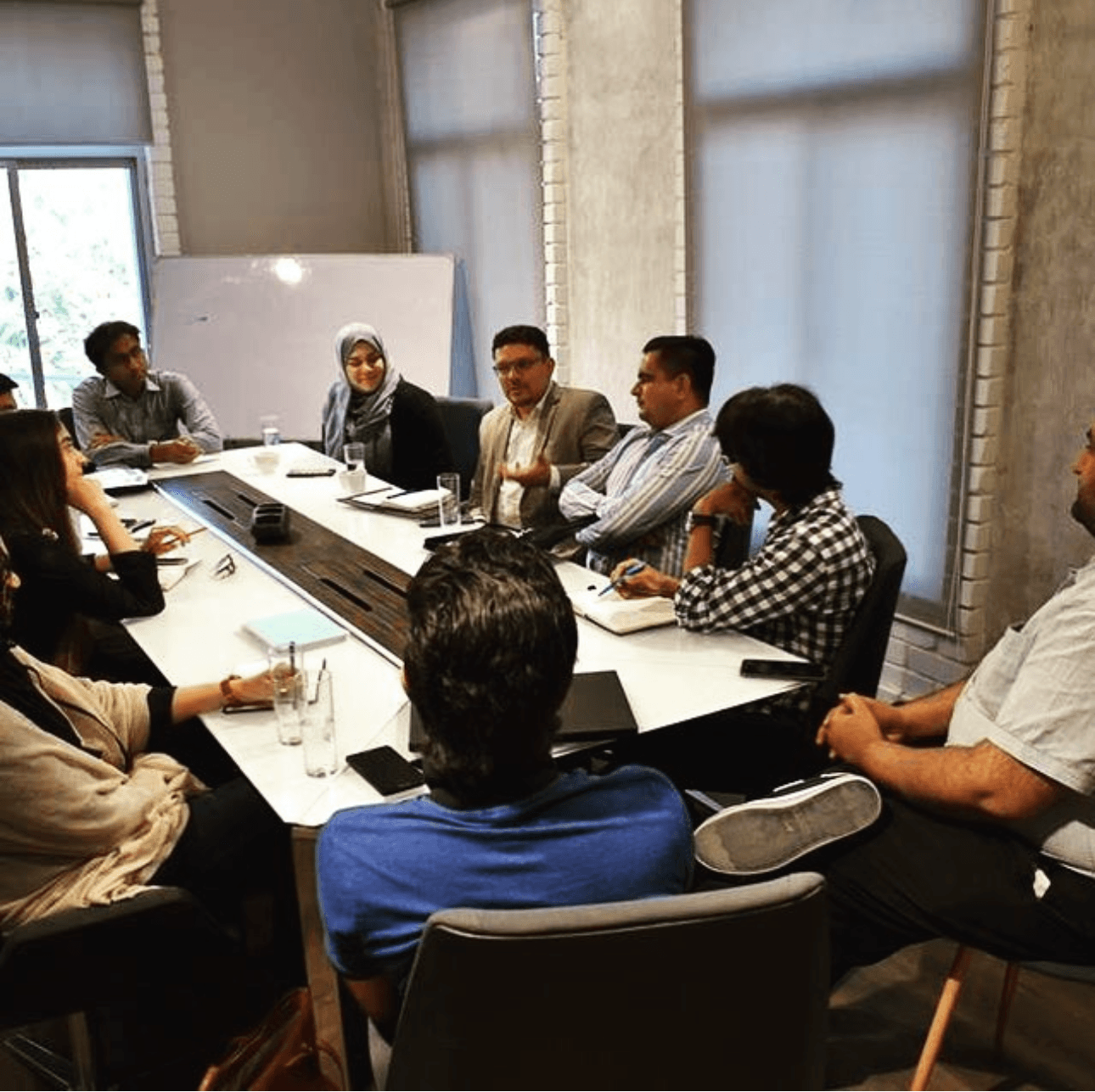 Marriam Ahmed leading a corporate workshop